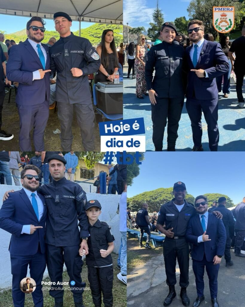 Rememoração da formatura da PMERJ: um marco na trajetória dos policiais e inspiração para futuros profissionais