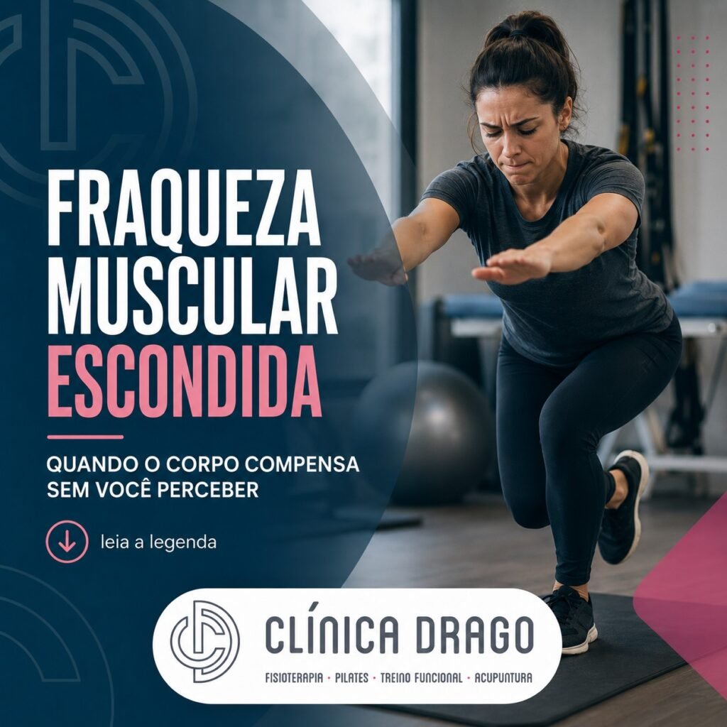 Fraqueza muscular oculta pode causar dor e lesões; avaliação é essencial para prevenção