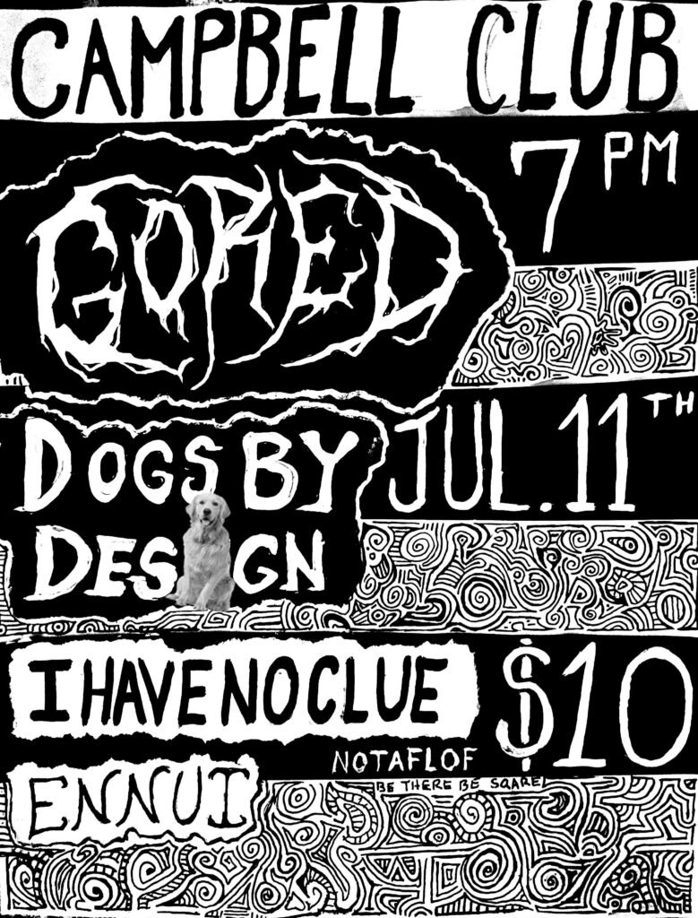 Show de música com Gored PDX e Babies Can't Draw anima cidade de Eugene