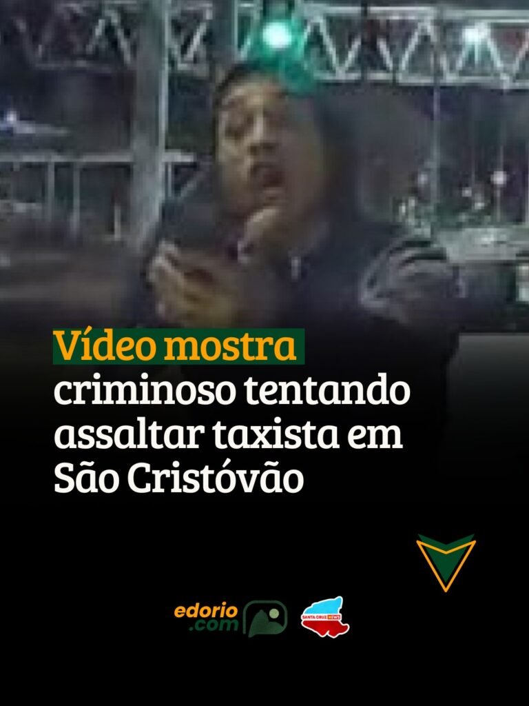 Tentativa de assalto a taxista é registrada em frente à estação do metrô de São Cristóvão