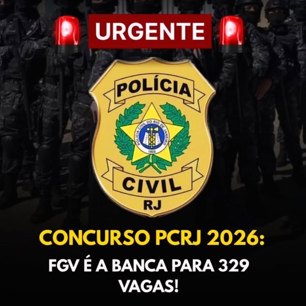 FGV é escolhida como banca organizadora do novo concurso da Polícia Civil do Rio de Janeiro