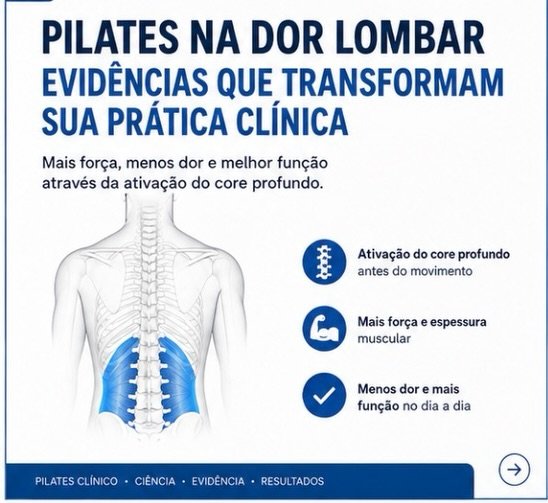Pilates clínico: intervenção científica eficaz no tratamento da dor lombar crônica