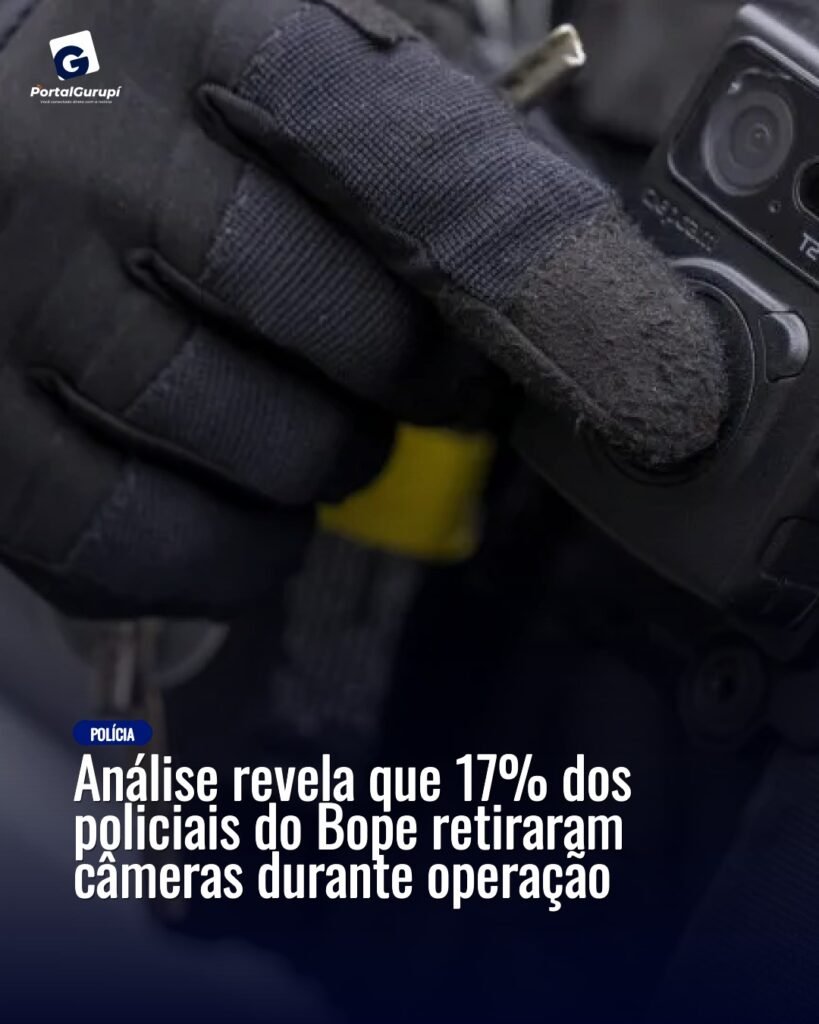 Análise aponta que 17% dos policiais do Bope retiraram câmeras durante operação no Rio