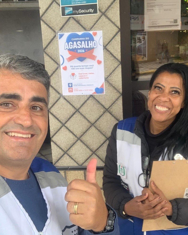 Operação Segurança Presente realiza ação de sensibilização para a Campanha do Agasalho 2026
