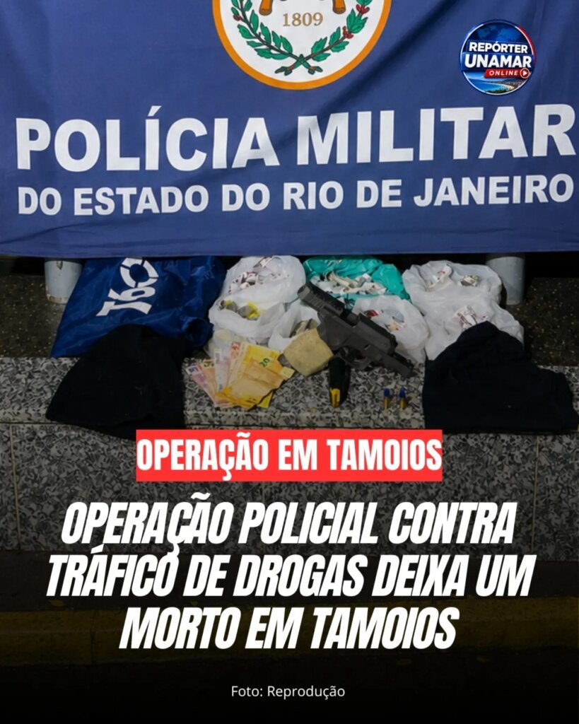 Operação policial contra tráfico de drogas resulta em confronto letal em Tamoios