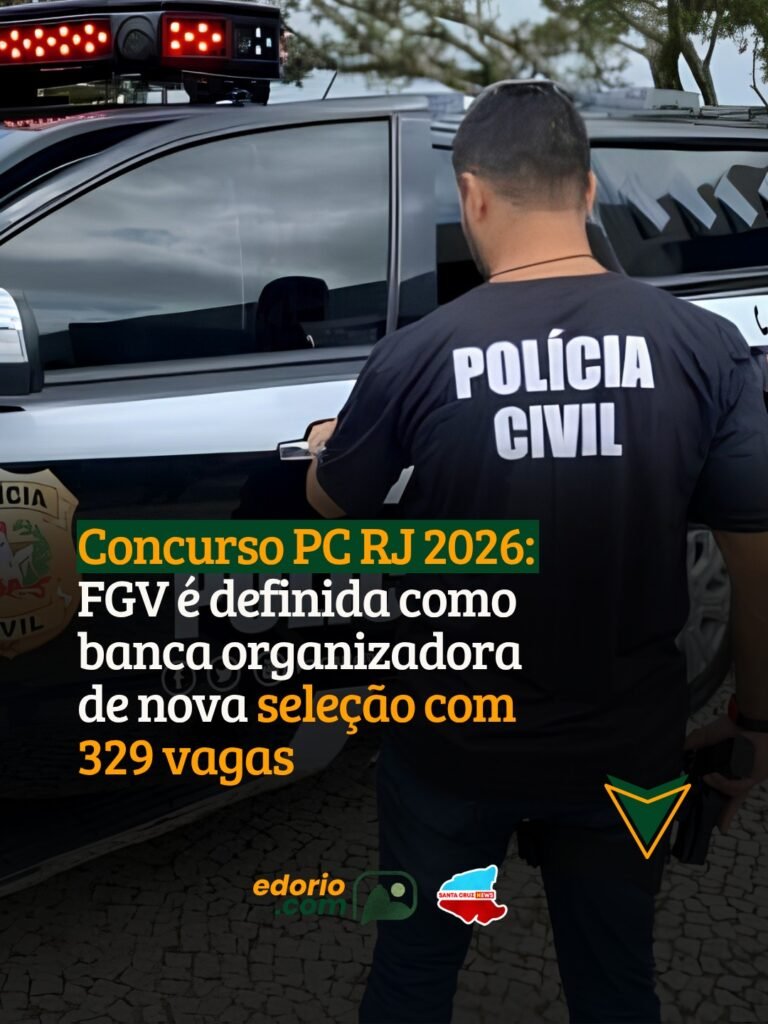 Polícia Civil do Rio de Janeiro anuncia novo concurso com 329 vagas de nível superior