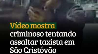 Tentativa de assalto a taxista é registrada em frente à estação do metrô de São Cristóvão
