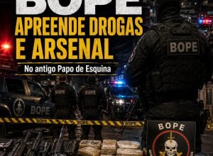 Operação do BOPE apreende drogas e arsenal em ação na zona sul do Rio de Janeiro