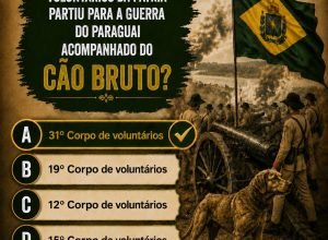 Cão Bruto é lembrado como símbolo de coragem no 31º Corpo de Voluntários da Pátria