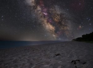 Apreciação fotográfica captura a beleza do céu de verão na praia com Nikon Z6