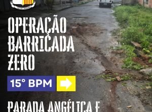 Polícia remove 13 toneladas de barricadas em operação de desobstrução em Duque de Caxias