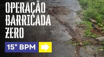 Polícia remove 13 toneladas de barricadas em operação de desobstrução em Duque de Caxias