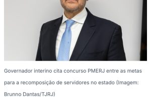 Governo do Rio destaca a importância de novos concursos para a Polícia Militar e outros órgãos