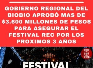 Core Bío Bío aprova mais de 3,6 bilhões de pesos para o Festival REC até 2029