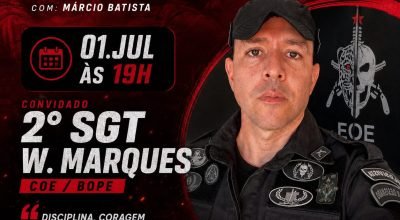 Podcast Além da Farda recebe 2º SGT W. Marques para discutir desafios da segurança pública