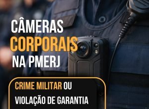 Câmeras corporais geram preocupação entre policiais quanto à proteção e vigilância