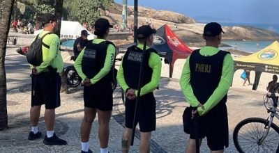 Policiamento nas praias é reforçado para garantir segurança durante o fim de semana